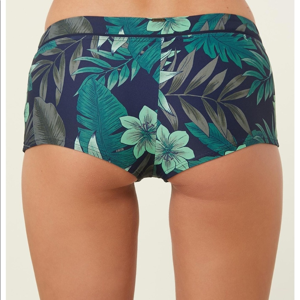 Tropical print O’Neill blue and green boyshort - Picture 3 of 5